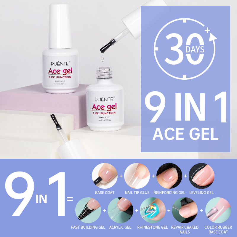 Resin Art Varnish - 15 ml Ace Gel 9-in-1 Nagelkleber
