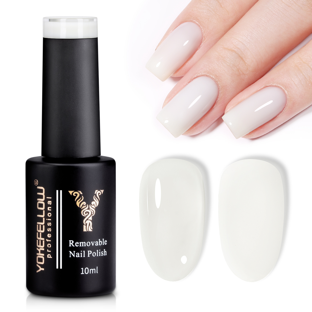 Resin Art Varnish - YOKEFELLOW 10ML-YZ01 Weißes Jelly-Gel Nagellack Transparenter