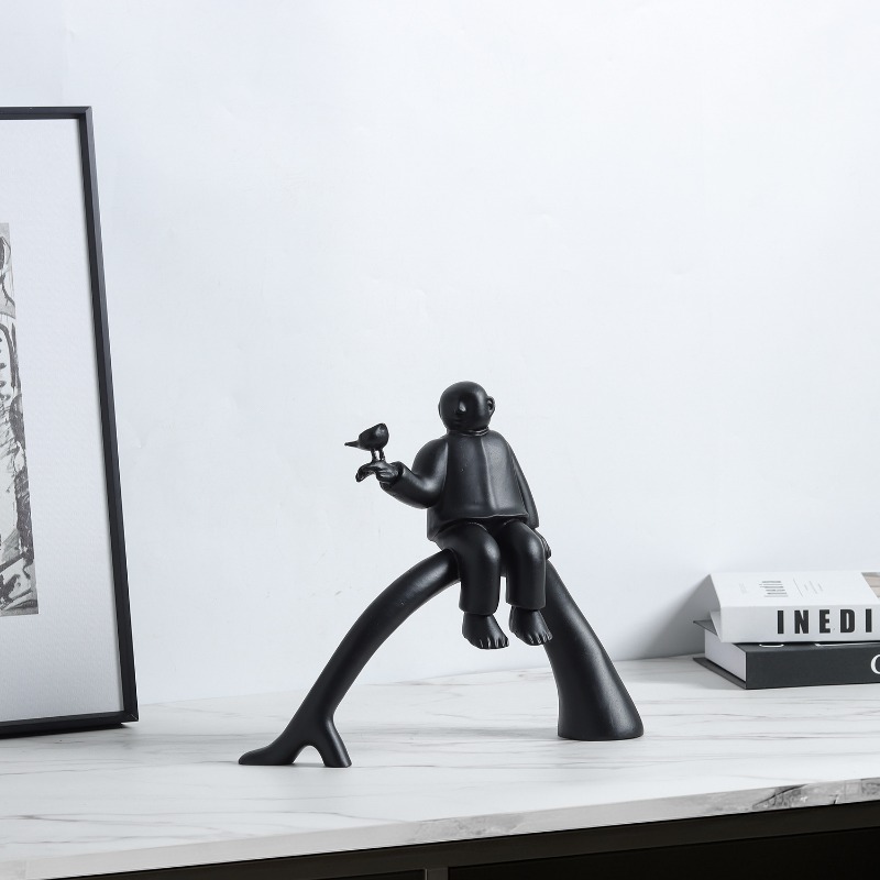 Resin Art For Anniversary Gift - Kreative Kunstharz-Figuren und Vogelskulpturen als Ornamente