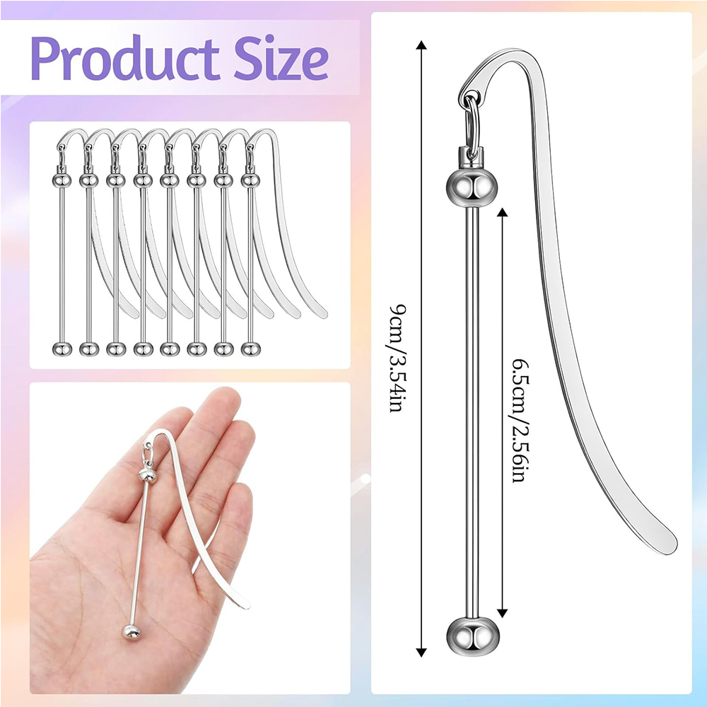 6 Stück Perlenbesetzbare Lesez – Resin Art Bookmark Bewertung und Preis