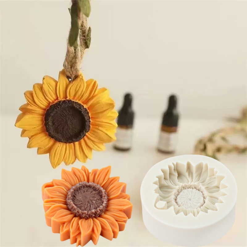3D Sonnenblume Kerze Form Sili – Resin Art Clay Bewertung und Preis