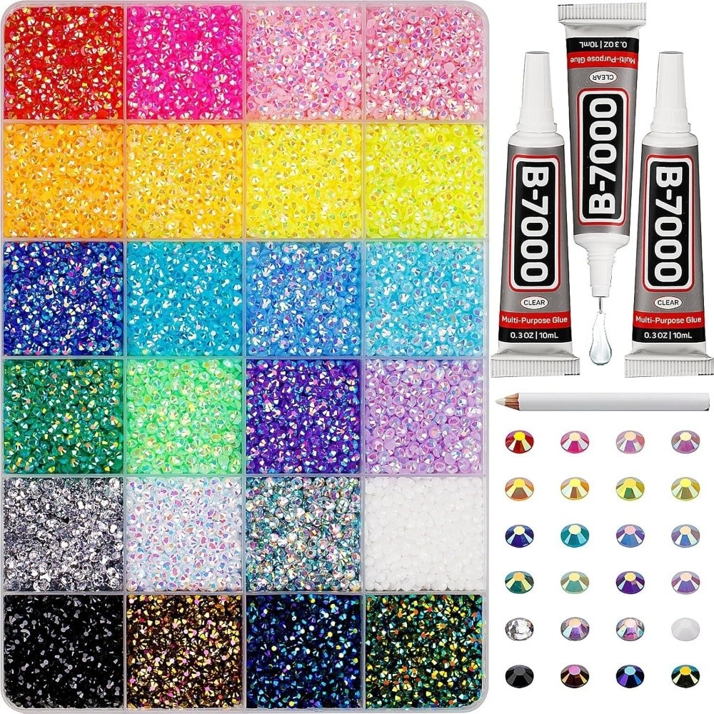 Mehrfarbiges Harz-Strass-Set D – Resin Art Supplies Bewertung und Preis