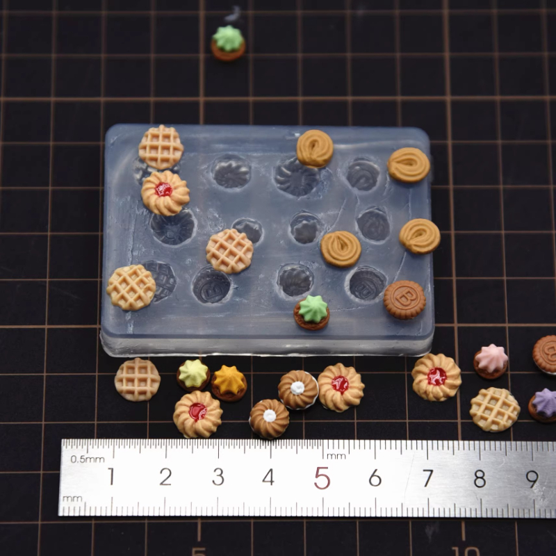 Mini Keks Brot Silikon Form DI – Resin Art Clay Bewertung und Preis