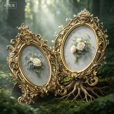 Retro Gold Ovaler Kunstharz-Bi – Resin Art Gift For Wedding Bewertung und Preis