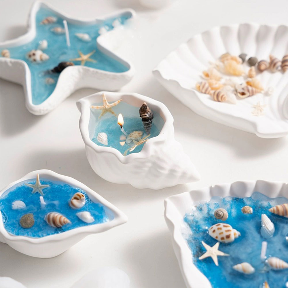 Muschelschale, Kerzengefäß, Si – Resin Art Clay Bewertung und Preis